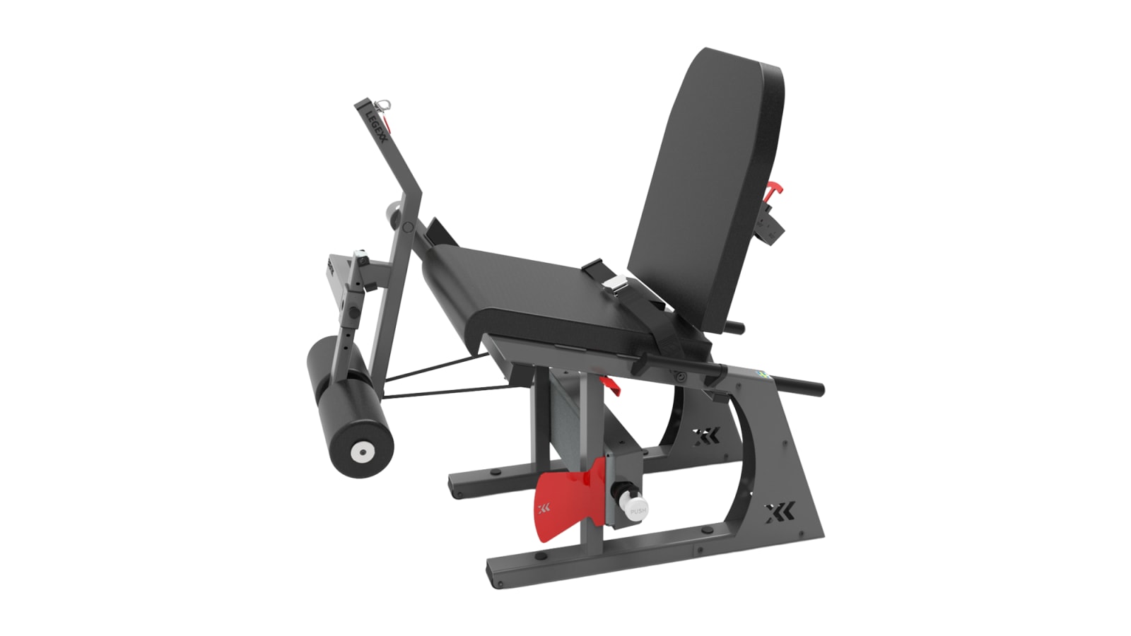 Exxentric LegExx Flywheel Leg Extension Machine | Rogue Fitness